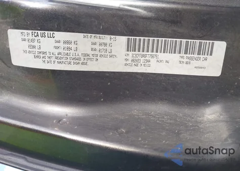 2015 Fiat 500 Sport from USA, damaged, VIN 3C3CFFBR6FT756751